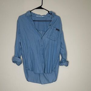 Calvin Klein Jeans Light Blue Button-Down Shirt